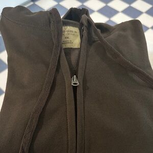 Sonoma Chocolate Brown Zip-Up Hoodie